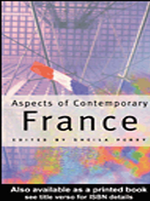 Title details for Aspects of Contemporary France by Sheila Perry - Available